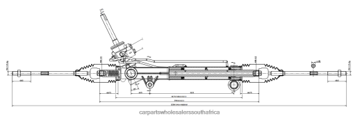 Car Parts Wholesalers South Africa - Power Steering Rack 93732516 B6T8422699 CHEVROLET