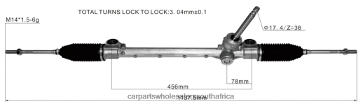 Auto Parts Wholesale Online - Power Steering Rack 45502-BZ090 B6T8422812 DAIHATSU