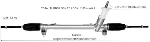 Auto Parts Wholesale Suppliers South Africa - Power Steering Rack LX6C3A500A1A LX6Z-3504-BA B6T8422674 FORD
