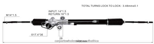 Car Parts South Africa - Power Steering Rack 53601-TK8-A01 B6T8422526 HONDA