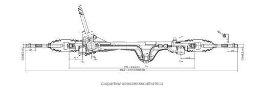 Auto Parts Wholesale Suppliers South Africa - Power Steering Rack 56500-L400A B6T8422746 HYUNDAI/KIA