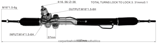 Car Spare Part Wholesale - Power Steering Rack 57700-3J000 B6T8422768 HYUNDAI/KIA
