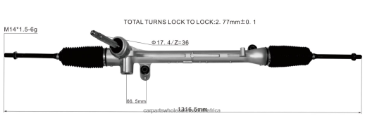 Auto Parts Wholesale Near Me - Power Steering Rack KD31-32-110 B6T8422631 MAZDA