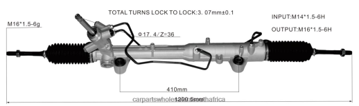 Car Parts South Africa - Power Steering Rack TD11-32-110H TD11-32-110J TD11-32-110K 262057 B6T8422634 MAZDA