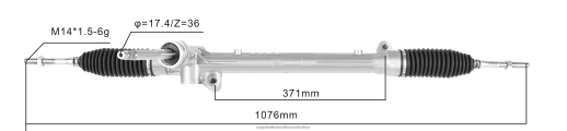 Car Parts Wholesale - Power Steering Rack DA6A-32-110A B6T8422637 MAZDA