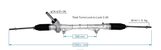 Car Parts South Africa Online - Power Steering Rack 4410A769 B6T8422545 MITSUBISHI