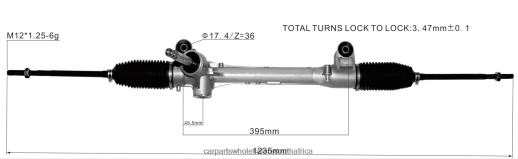 Car Parts South Africa - Power Steering Rack 4410A498 B6T8422553 MITSUBISHI