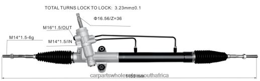 Car Parts South Africa Online - Power Steering Rack PW920775 B6T8422653 PROTON/PERODUA