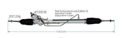 Auto Parts Wholesale Online - Power Steering Rack 48580-65D51 B6T8422614 SUZUKI