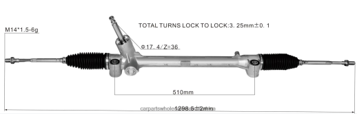 Car Parts South Africa Online - Power Steering Rack JQ201-005901 B6T8422617 SUZUKI