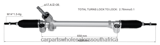 Car Parts South Africa - Power Steering Rack 48580-71L62 48580-71L63 B6T8422616 SUZUKI