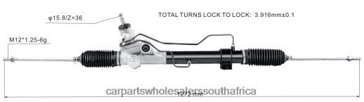 Car Parts Wholesalers South Africa - Power Steering Rack 48500-61J01-000 B6T8422618 SUZUKI