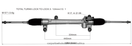 Auto Parts Wholesale Suppliers South Africa - Power Steering Rack 45510-28131 B6T8422512 TOYOTA