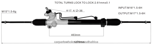 Auto Parts Wholesalers In South Africa - Power Steering Rack 44250-48051 44250-48050 44200-48051 B6T8422459 TOYOTA