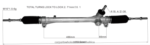 Car Parts Wholesale - Power Steering Rack 45510-48070 B6T8422520 TOYOTA