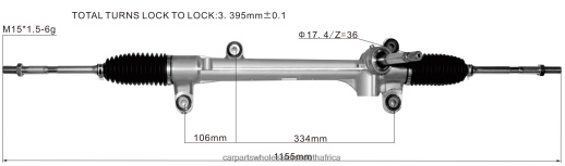 Car Parts Wholesalers South Africa - Power Steering Rack 45510-28122 B6T8422510 TOYOTA