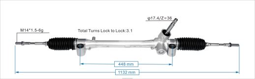 Car Spare Part Wholesale - Power Steering Rack 45510-0D560 B6T8422507 TOYOTA