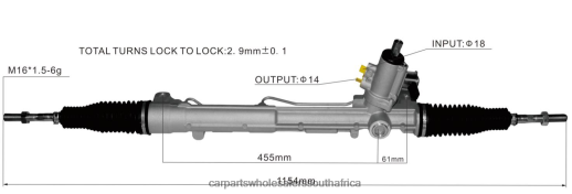 Car Parts South Africa - Power Steering Rack 8RD422065 8R1422065G 8RD422065A B6T8422418 VOLKSWAGEN
