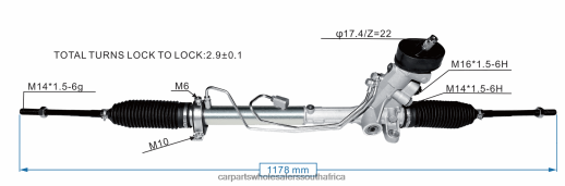 Car Spare Part Wholesale - Power Steering Rack 6Q2423055P B6T8422426 VOLKSWAGEN