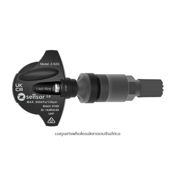 Car Accessories South Africa - Holden OE Replacement TPMS Sensor - OE P/N 95712232, 13598773 Freq 433Mhz 8JL0T1391 Metal Valve Stem - Dark Gray
